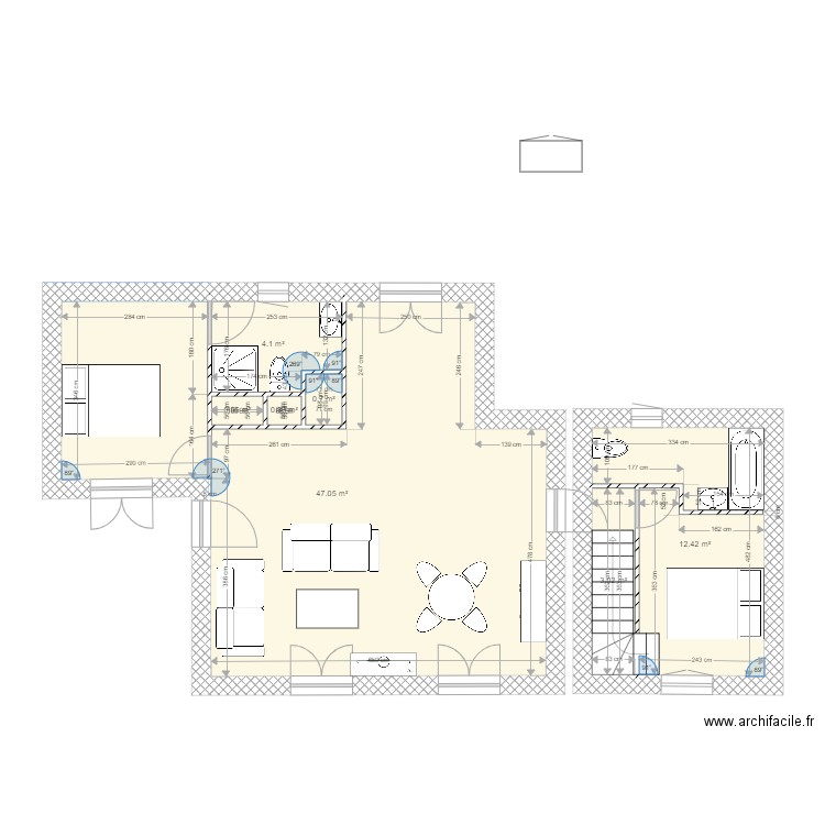 variante. Plan de 0 pièce et 0 m2