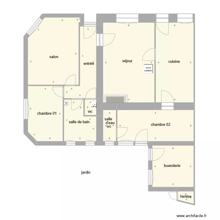 indivision touvron v 1451. Plan de 