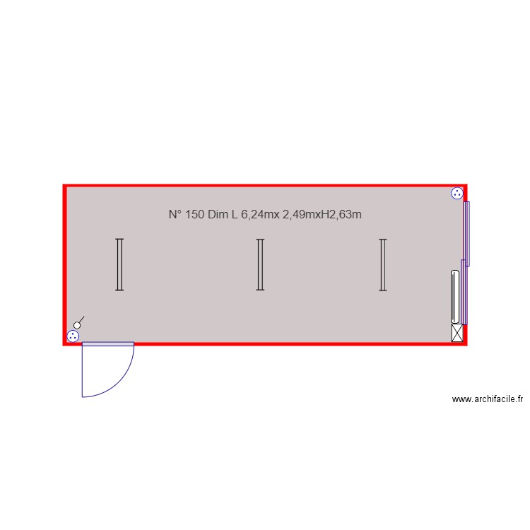 Module  Num 150. Plan de 0 pièce et 0 m2