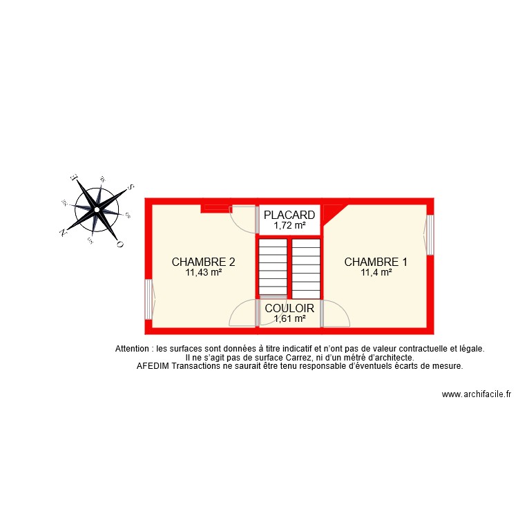 BU 7213 ETAGE 1. Plan de 0 pièce et 0 m2