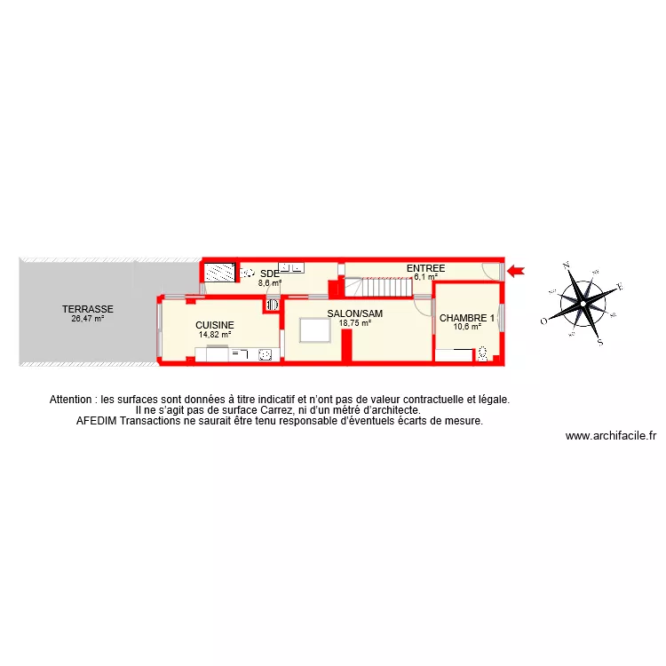 BI 8369 RDC. Plan de 