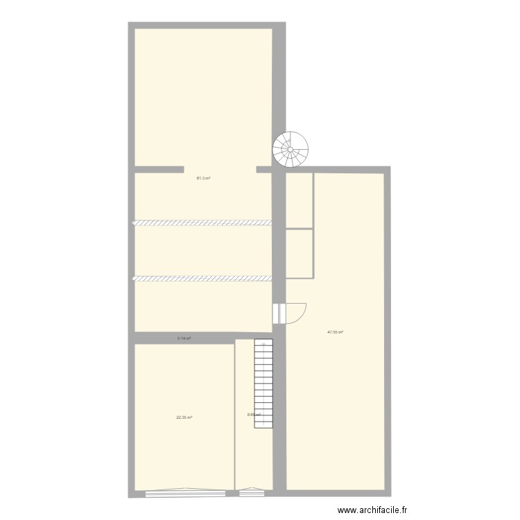 Maison 1er etage bis. Plan de 0 pièce et 0 m2