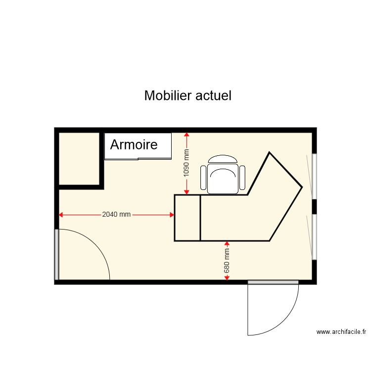 bureau 224 CHALONS MUNICIPALE 2. Plan de 0 pièce et 0 m2