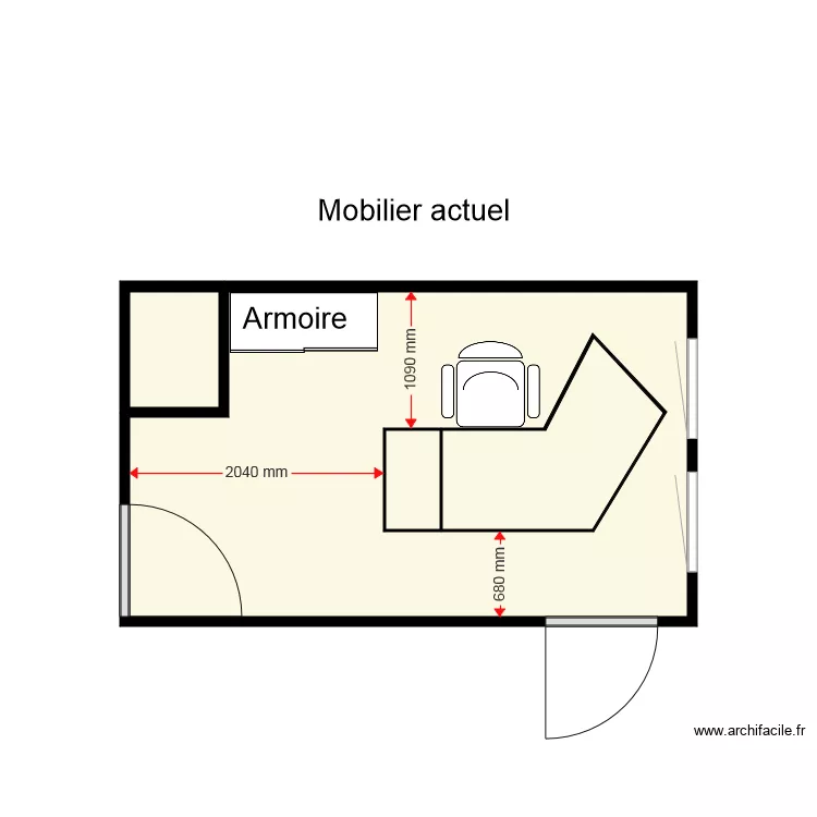 bureau 224 CHALONS MUNICIPALE 2. Plan de 
