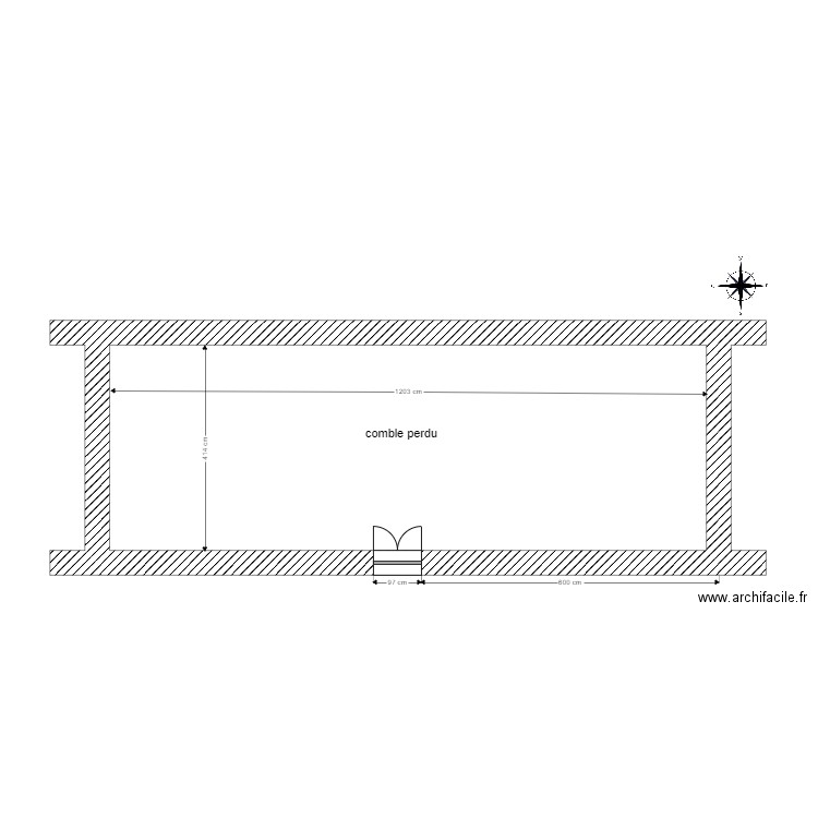 plan avant travaux. Plan de 0 pièce et 0 m2