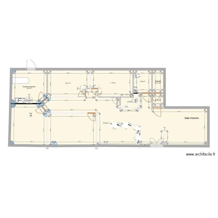 plan centre medical cuidatella definitif 3. Plan de 0 pièce et 0 m2