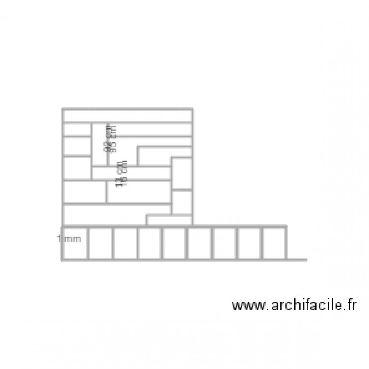 meuble bibliotheque 2. Plan de 17 pièces et 3 m2