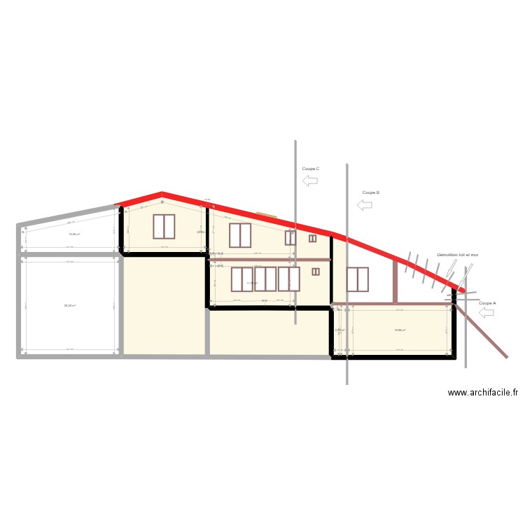 Sabrina FESQUET. Plan de 12 pièces et 144 m2