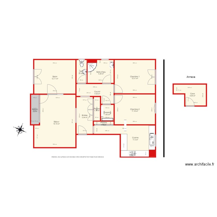 BI 3788 Coté. Plan de 0 pièce et 0 m2