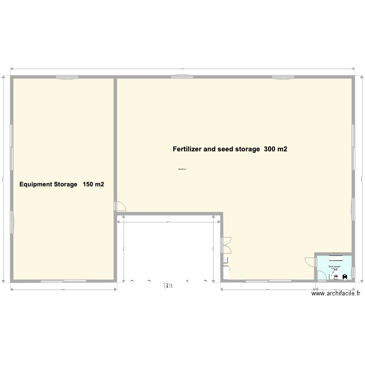 warehouse DIRPP. Plan de 0 pièce et 0 m2