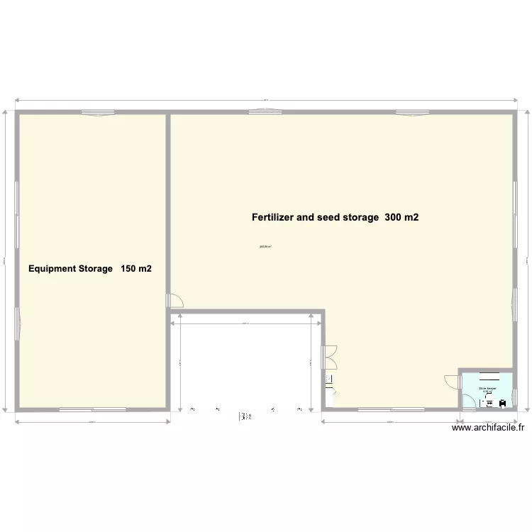 warehouse DIRPP. Plan de 