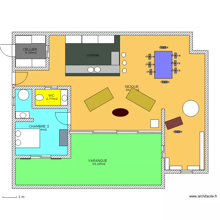 MAISON. Plan de 