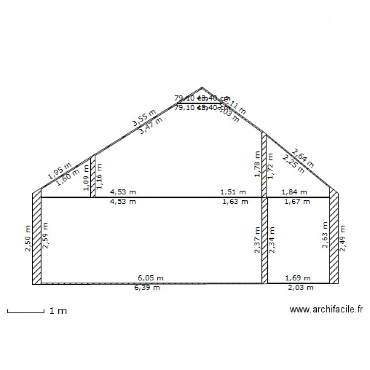 Vue de coté APPARTEMENT. Plan de 0 pièce et 0 m2