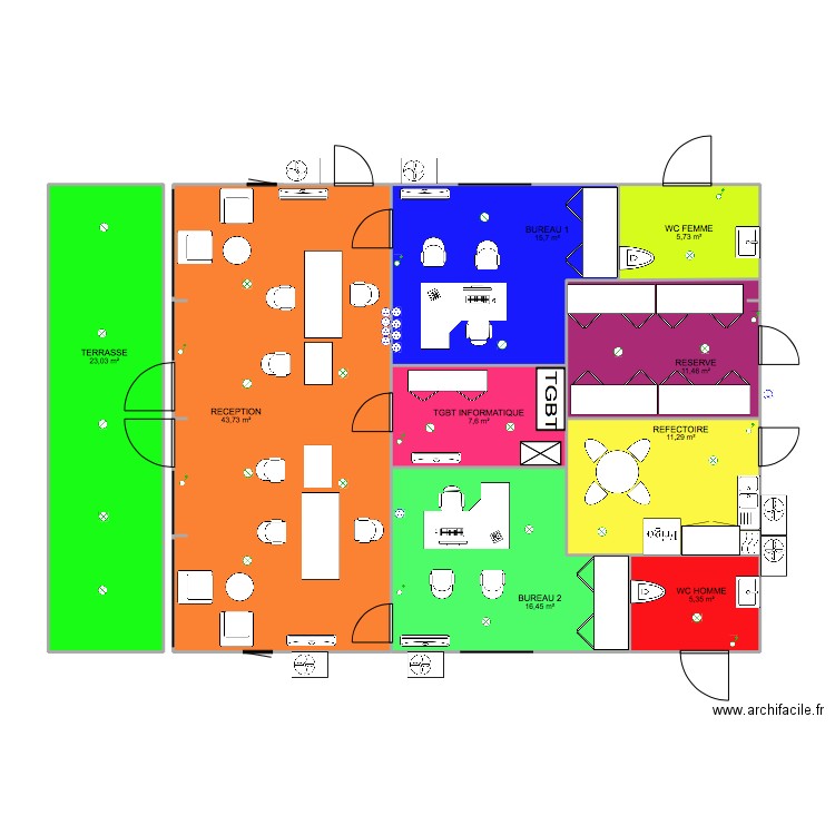 europcar st martin 3. Plan de 9 pièces et 140 m2