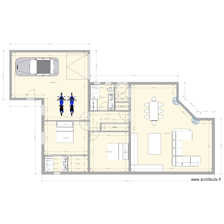 Corp de ferme 1. Plan de 0 pièce et 0 m2