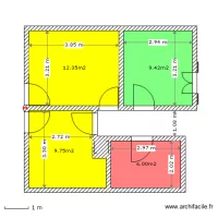 Etage refait - version 2 pi&egrave;ces