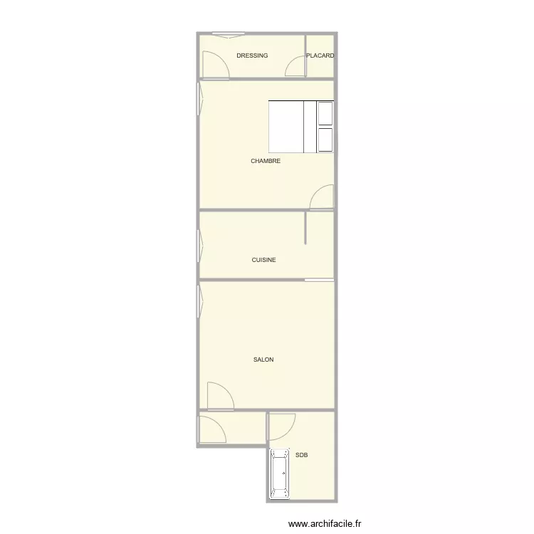 Appart 1. Plan de Appart 1. Plan de