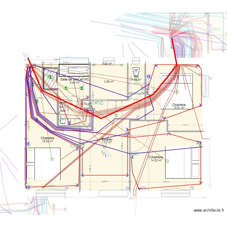 ELEC V12. Plan de 0 pièce et 0 m2