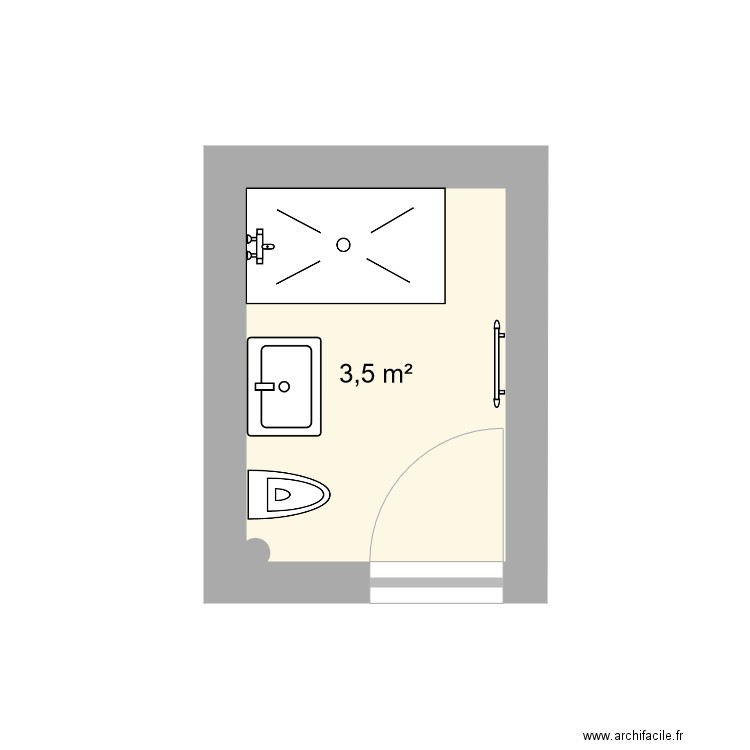 SDB liolio. Plan de 0 pièce et 0 m2