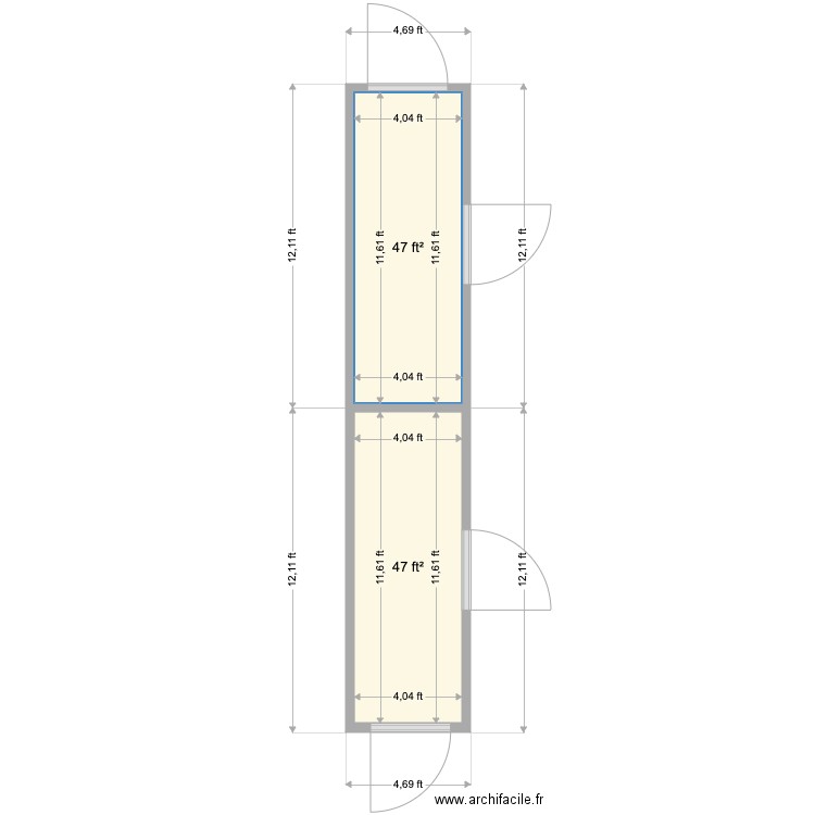 VVA. Plan de 0 pièce et 0 m2