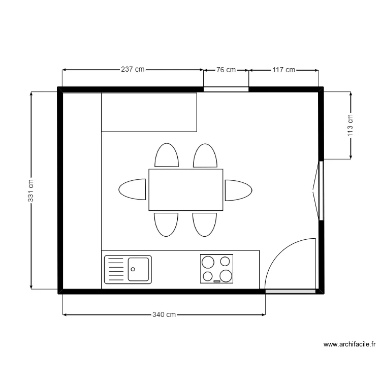 RAMOINO EXISTANT. Plan de 