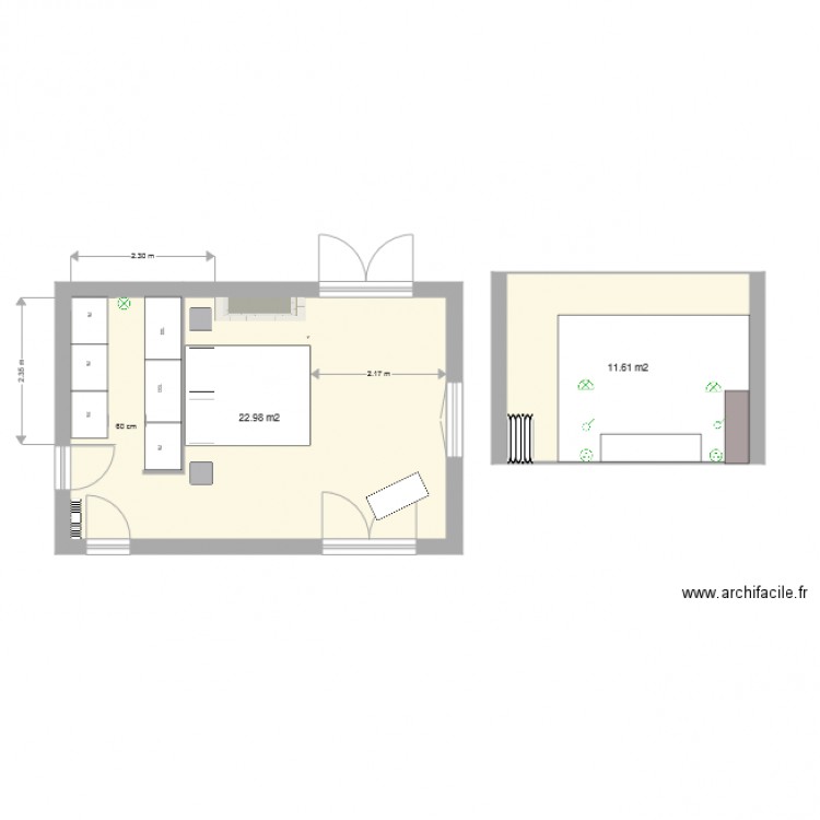 CHAMBRE PAPA MAMAN. Plan de 0 pièce et 0 m2