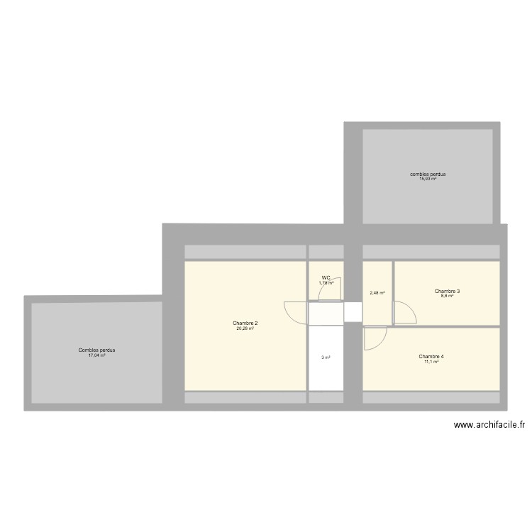 Chez Quentin 2. Plan de 0 pièce et 0 m2