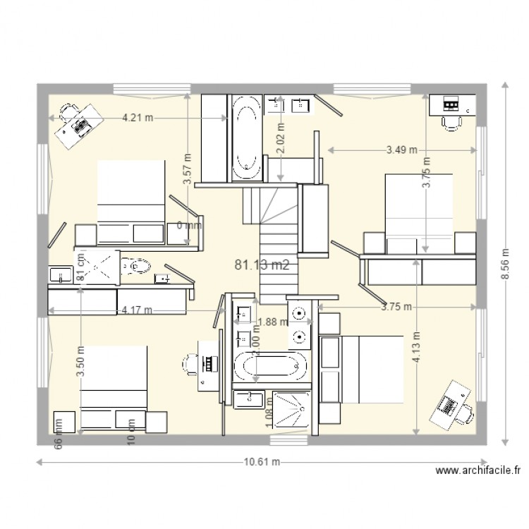 st cannat 1 er étage111. Plan de 0 pièce et 0 m2