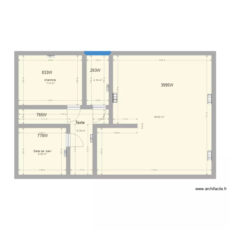 Radiateur Chantier Zengarli. Plan de 