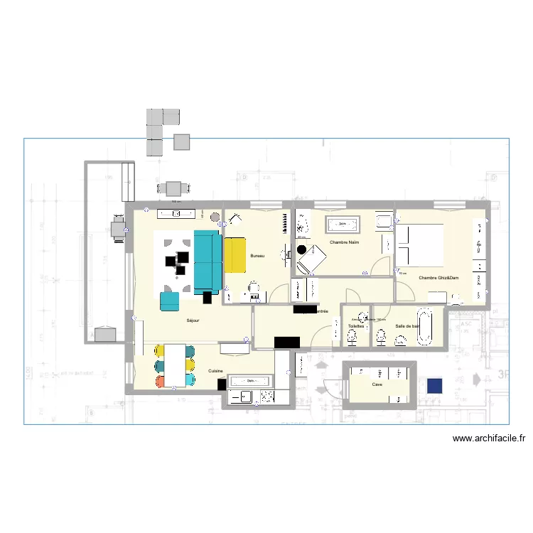 Chasseur 40. Plan de 