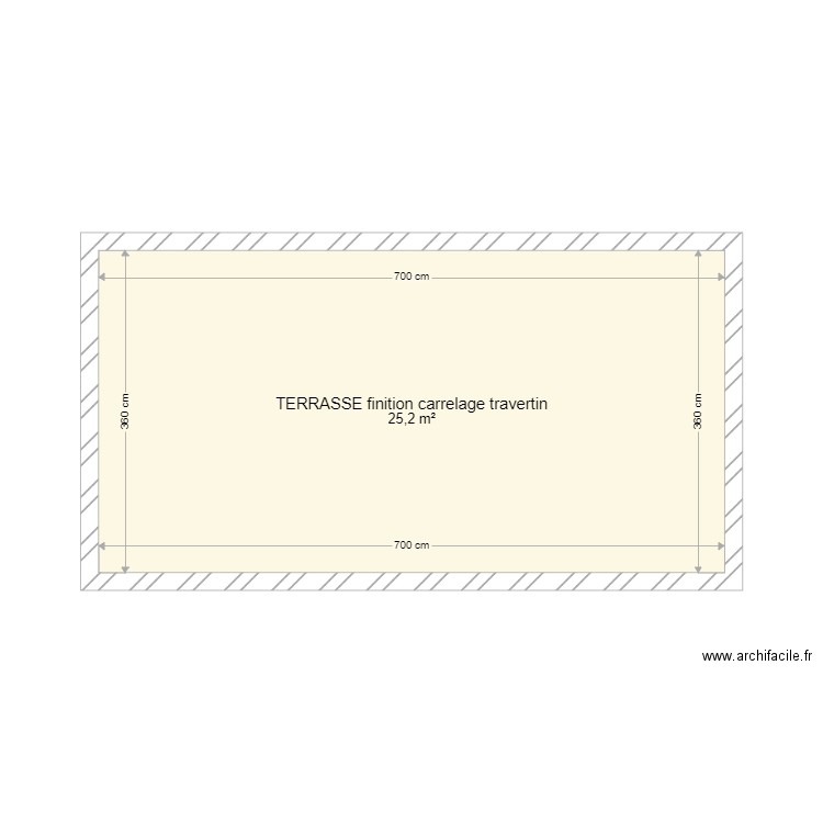 terrasse. Plan de 0 pièce et 0 m2