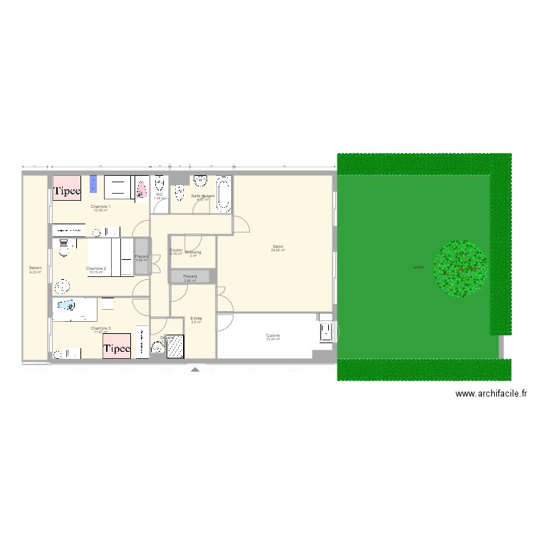 Cheznous. Plan de 0 pièce et 0 m2