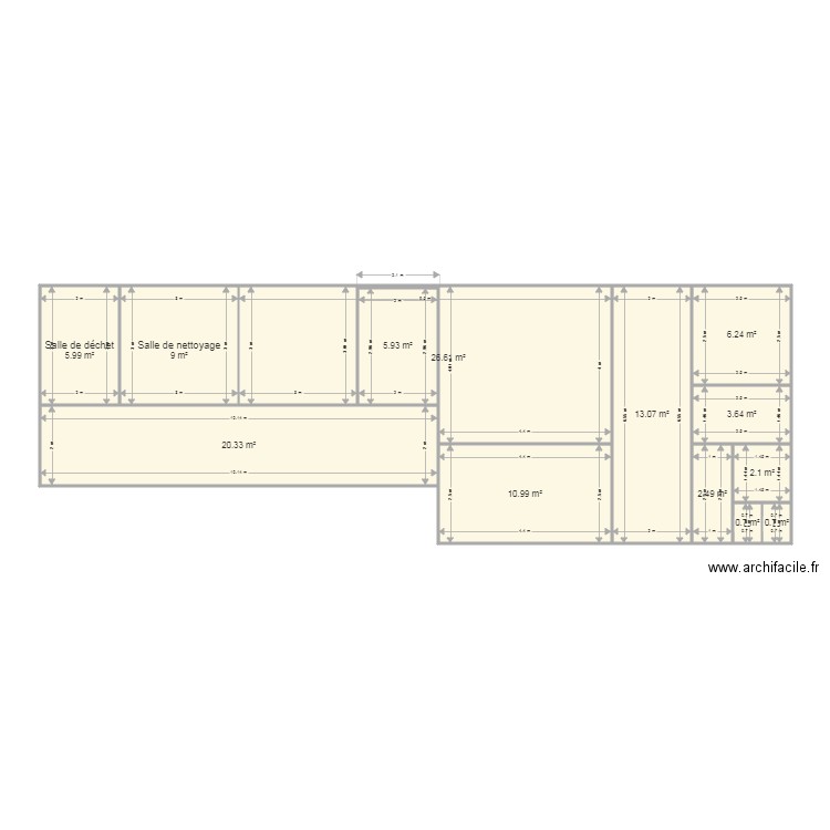 Cabinet dentaire. Plan de 0 pièce et 0 m2