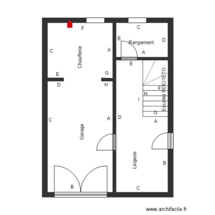 ROCCO RDC PLOMB. Plan de 0 pièce et 0 m2