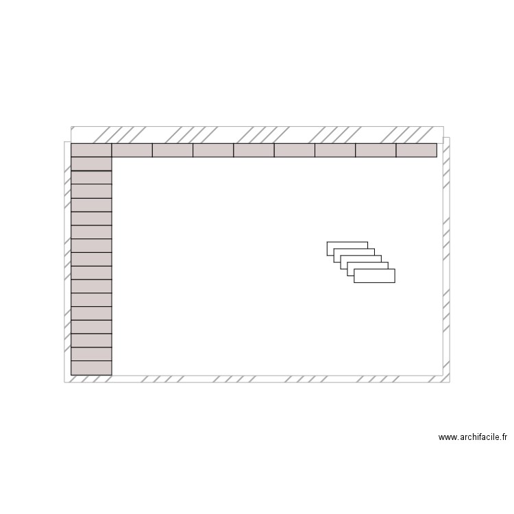 veranda carrelage. Plan de 0 pièce et 0 m2