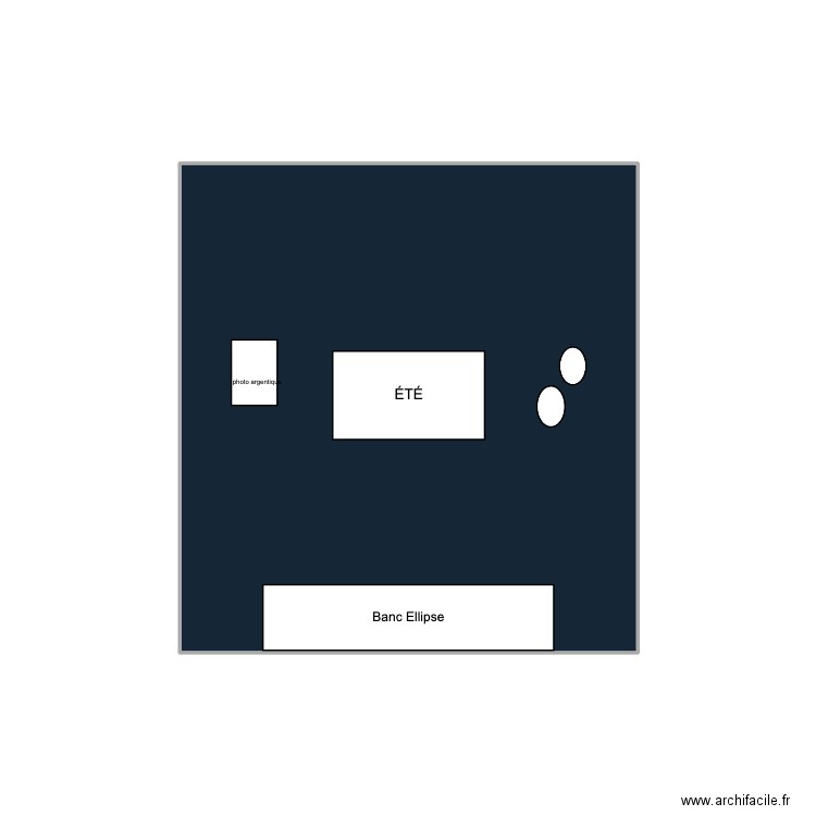 mur en face de l'entrée. Plan de 0 pièce et 0 m2