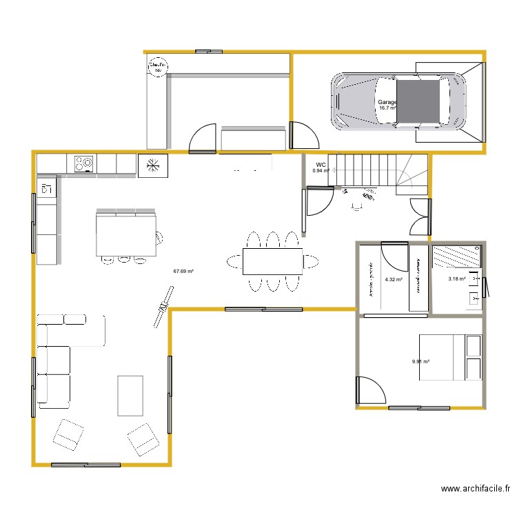 Maison Nini. Plan de 0 pièce et 0 m2
