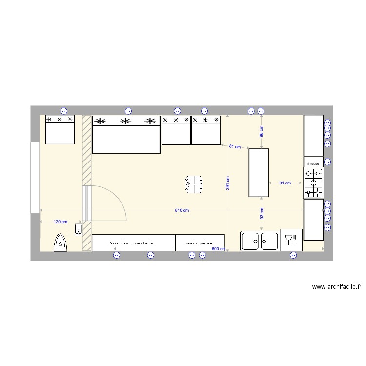 cuisine garage. Plan de 0 pièce et 0 m2