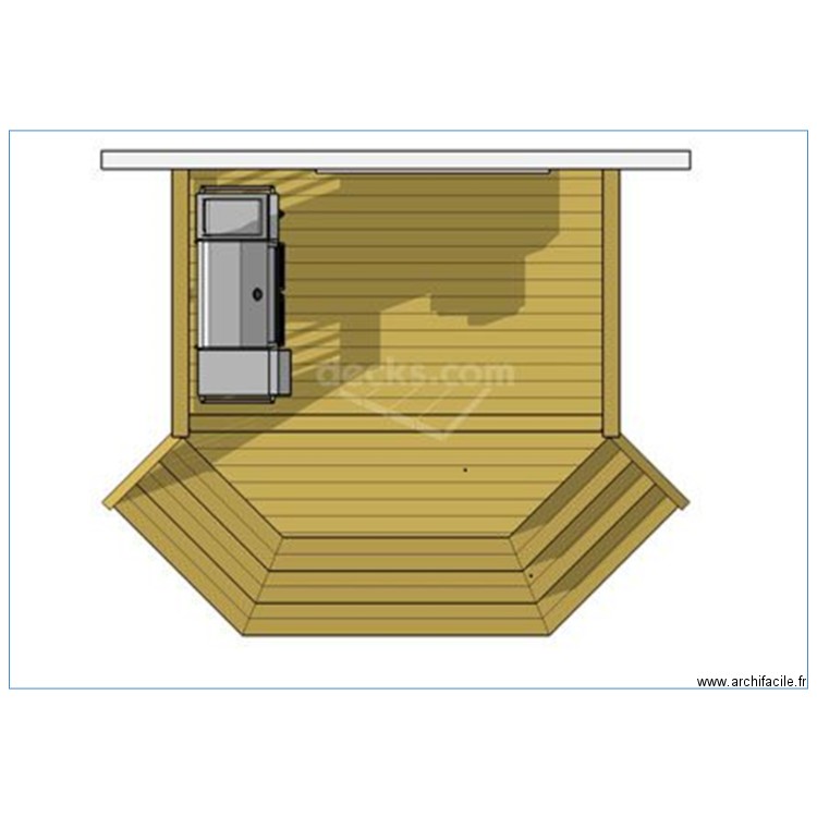 Escaliers bois. Plan de 0 pièce et 0 m2