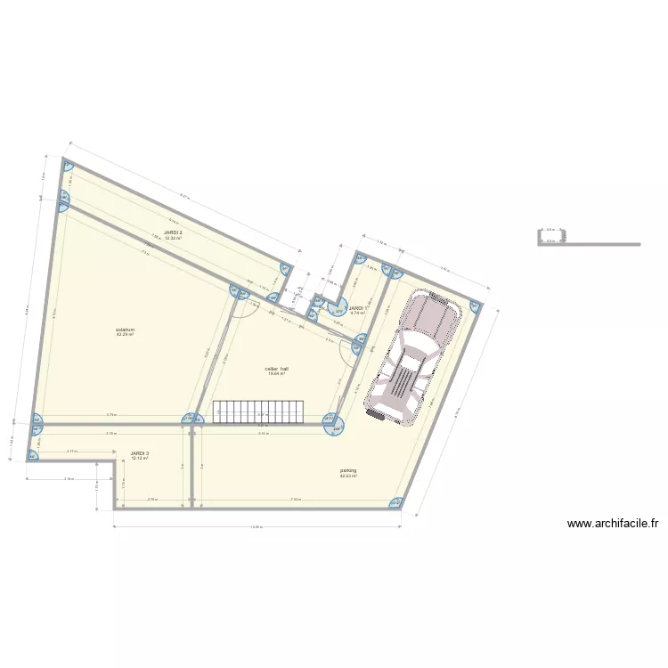 PLAN VILLA SAUTER ODILE . Plan de PLAN VILLA SAUTER ODILE . Plan de