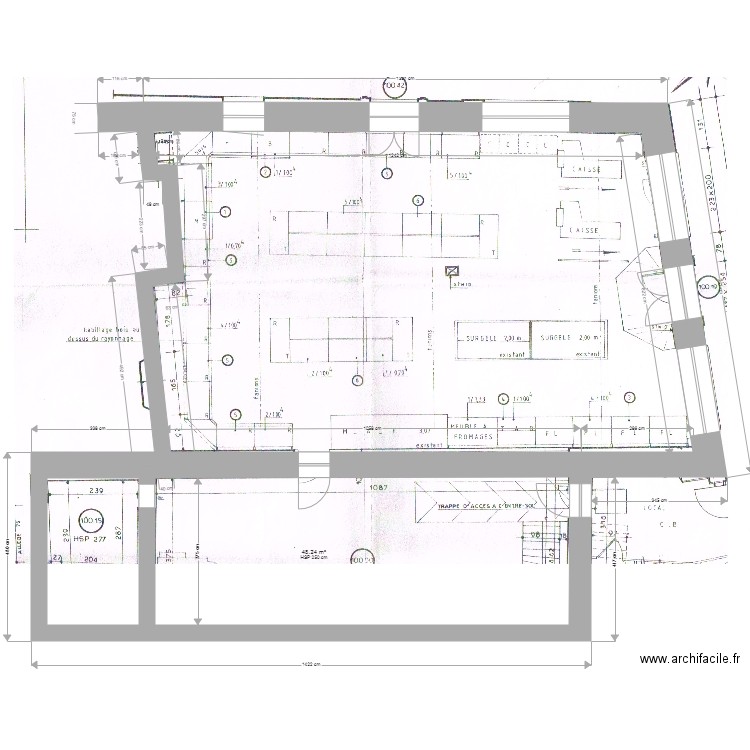 MARMONTEL RDC V0. Plan de 0 pièce et 0 m2