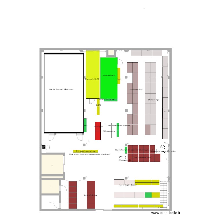 Ivry sur seine 2 RDC v2 Solution 1. Plan de 0 pièce et 0 m2