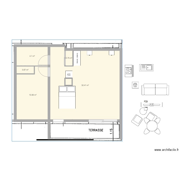 frzq. Plan de 0 pièce et 0 m2