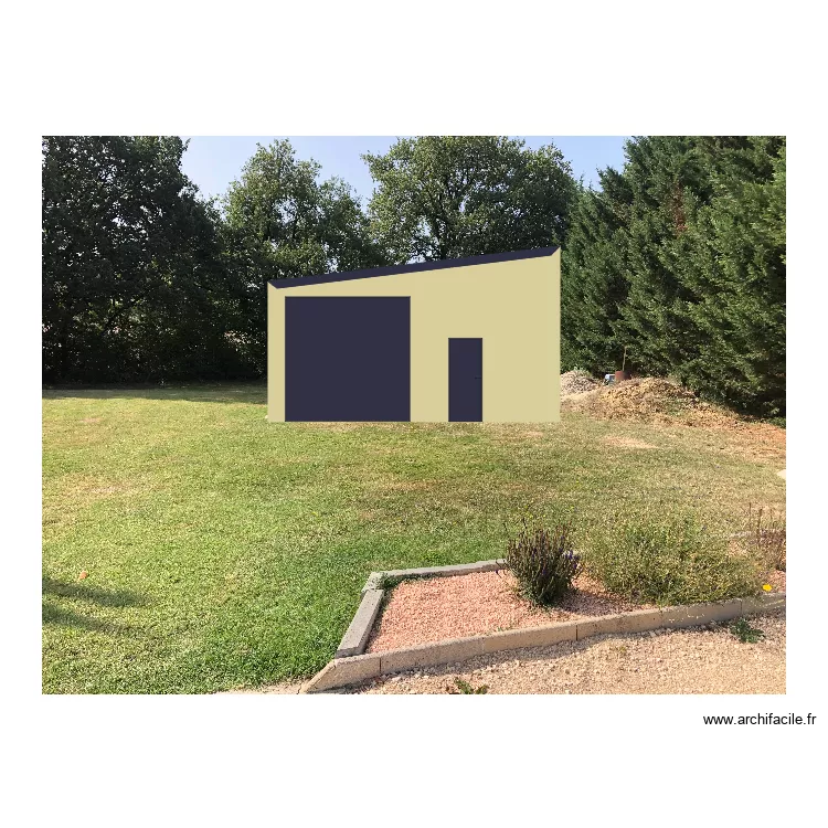 facade. Plan de facade. Plan de
