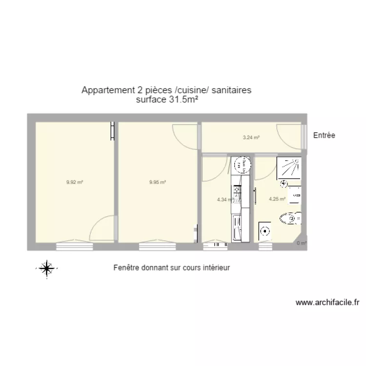 Appartement . Plan de Appartement . Plan de
