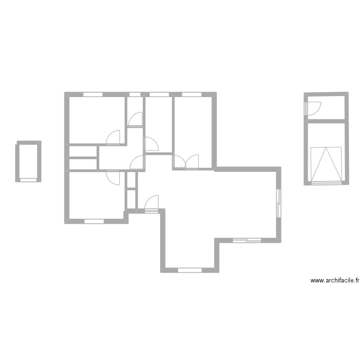 SCI TASSCI. Plan de 12 pièces et 89 m2