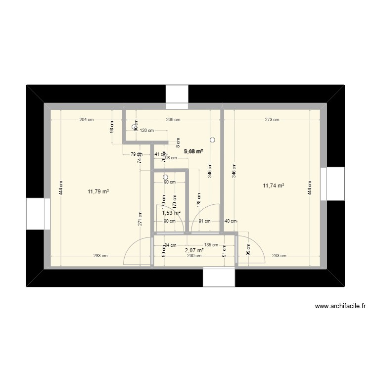 ETAGE. Plan de 0 pièce et 0 m2