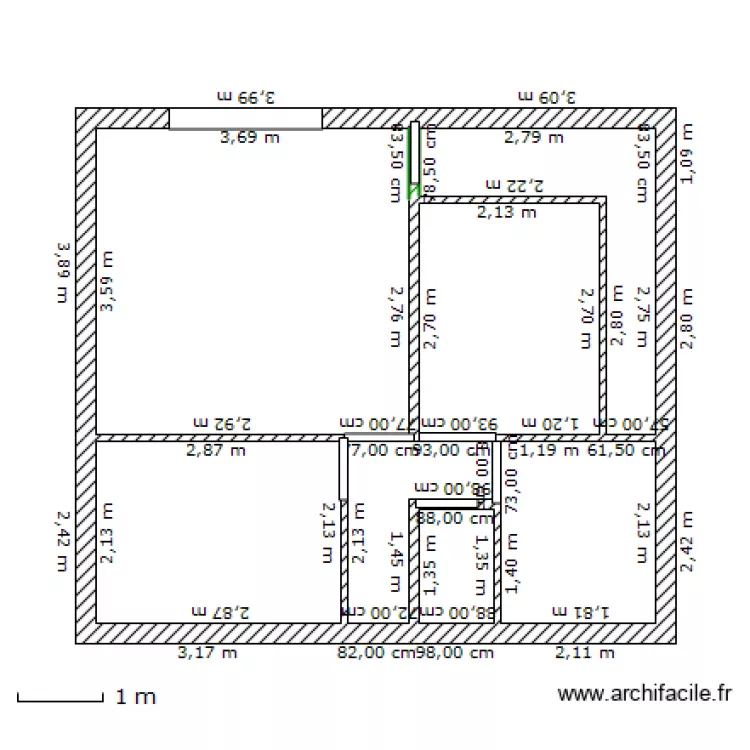 maison colin. Plan de 