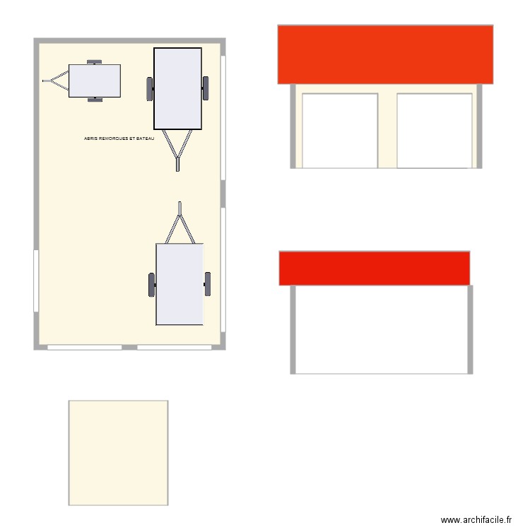 ABRI REMORQUE ET BATEAU. Plan de 0 pièce et 0 m2