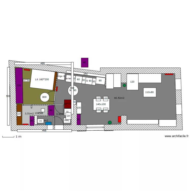 RDC seul sept 2015 COTES OK TOP. Plan de RDC seul sept 2015 COTES OK TOP. Plan de